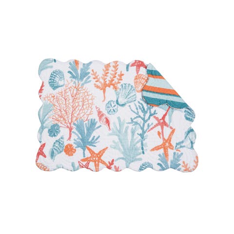 Tangerine Coast Placemats, Set of 6