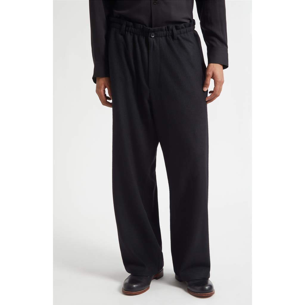 Yohji Yamamoto Wool Jersey Pants in Black  product