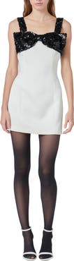 Endless Rose Sequin Bow Minidress