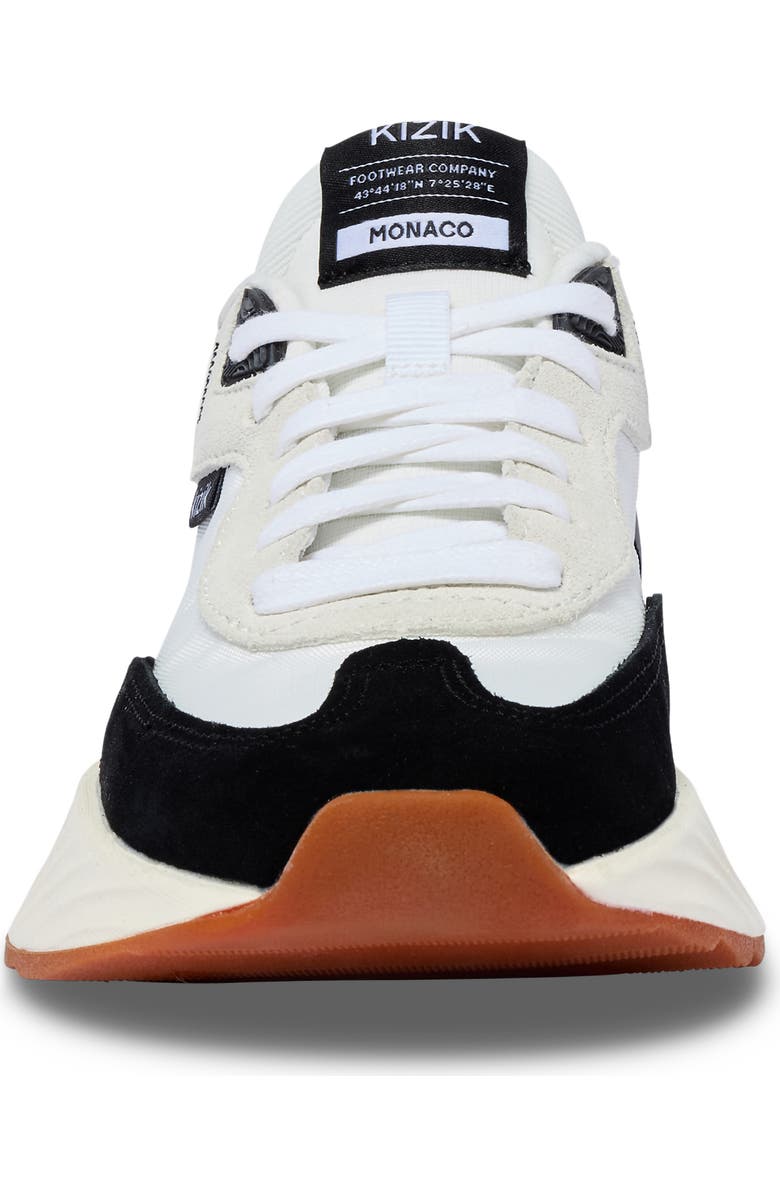 Kizik Monaco Slip-On Sneaker, Alternate, color, White/Black