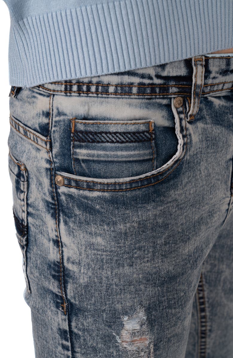 XRAY Kids' Raw X Rip & Repair Jeans, Alternate, color, 