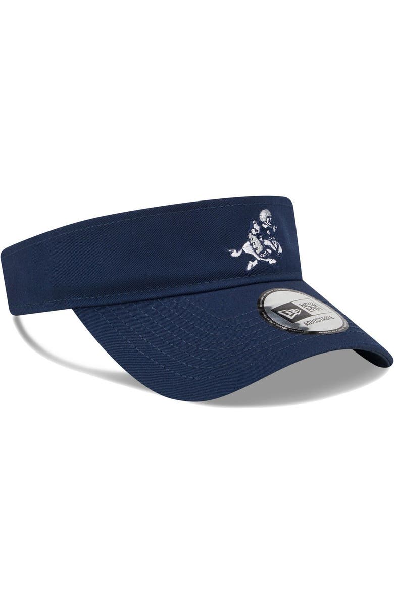 NFL Men's Navy Dallas Cowboys Retro Joe Adjustable Visor, Alternate, color, Navy