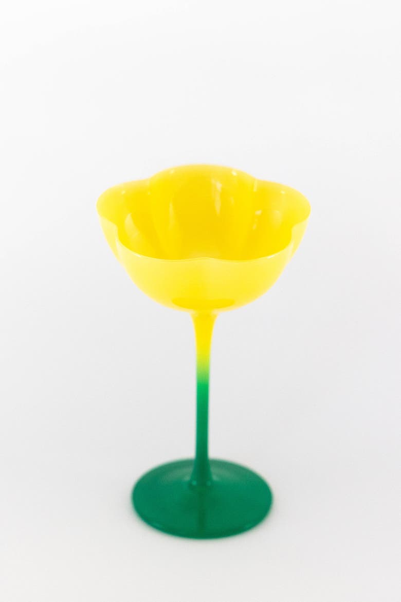 Ombre Flower Coupes, Assorted Colors, Set of 4, Alternate, color, Multi