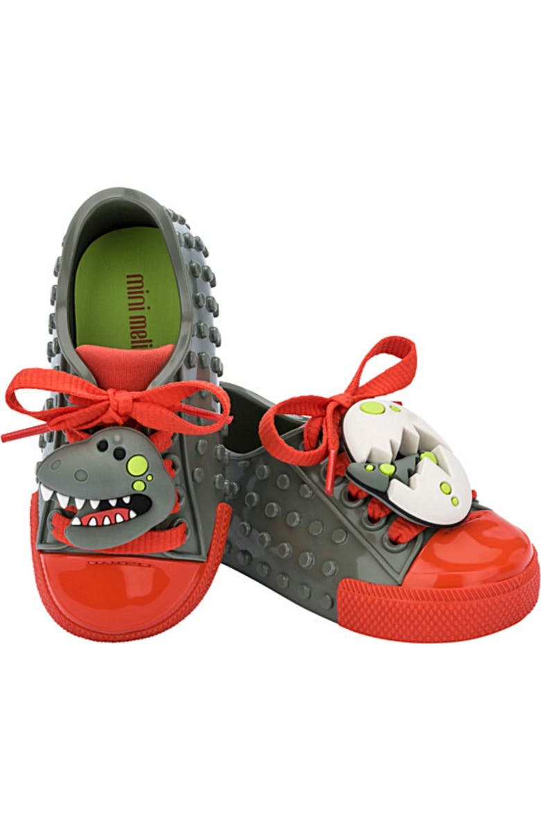 Mini Melissa Polibolha Dino Sneaker, Alternate, color,