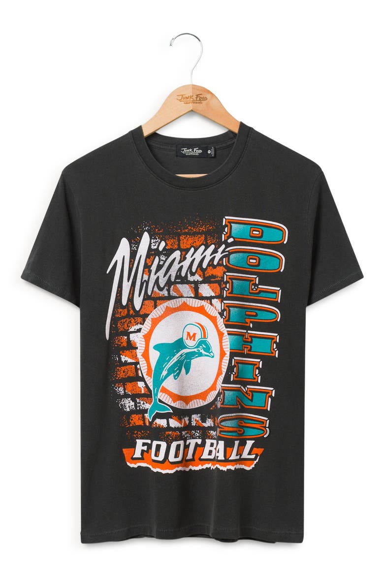 Miami Dolphins Graphic T-Shirt, Main, color, TRUE BLACK