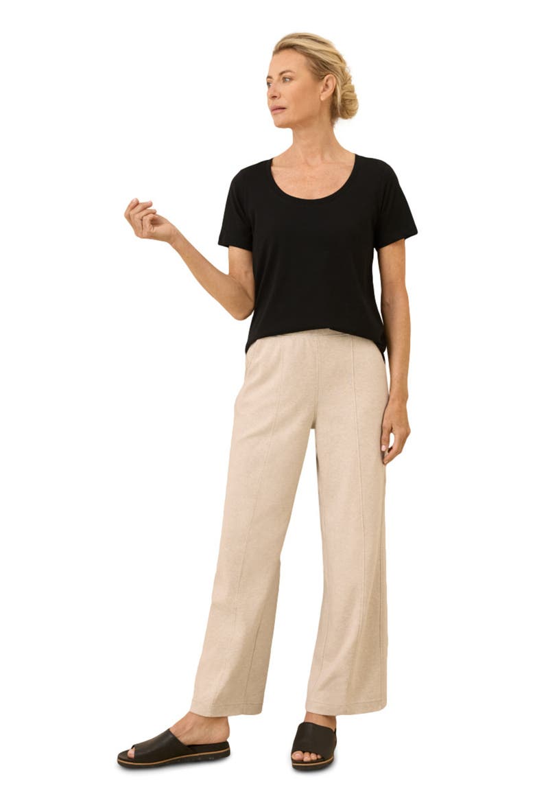 Organic Cotton Softspun Scoop Neck Tee, Main, color, Black