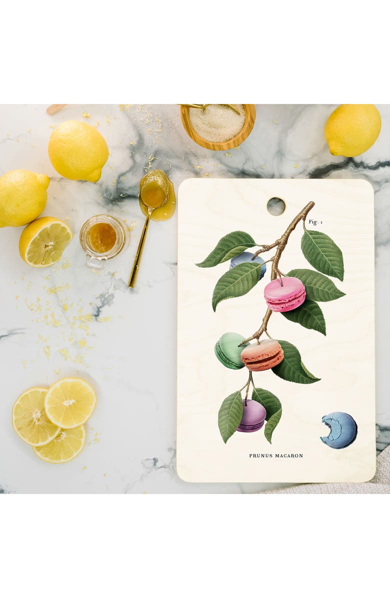 Deny Designs Pizza Plant Cutting Board, Alternate, color, Beige Multi