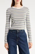 Nordstrom Everyday Stretch Pima Cotton Ribbed T-Shirt