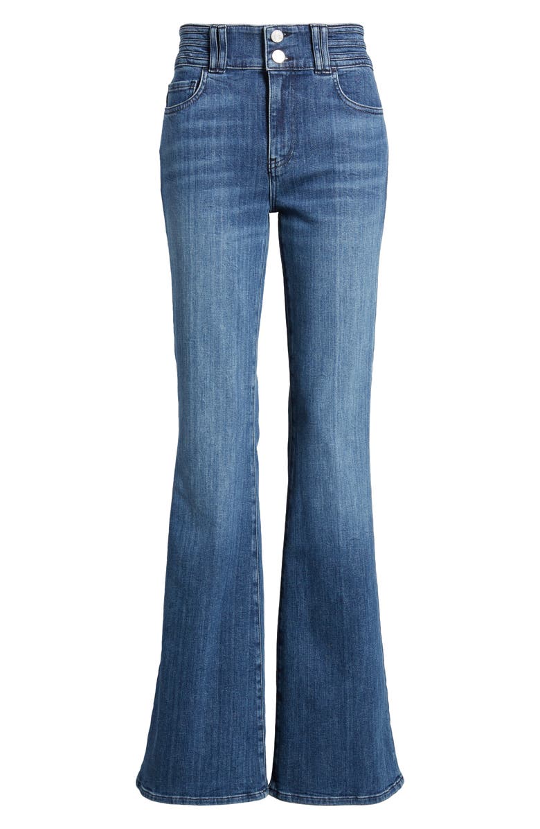 FRAME Triple Binding High Waist Flare Jeans, Alternate, color, Crossings