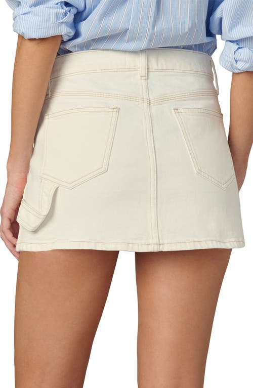 Joe's The Carpenter Miniskirt In Milk