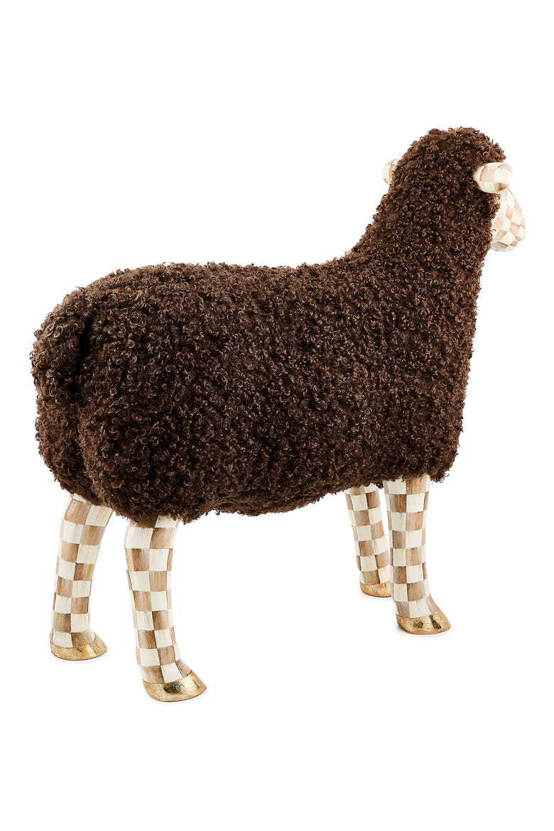 Large Bouclé Sheep, Alternate, color, MOCHA