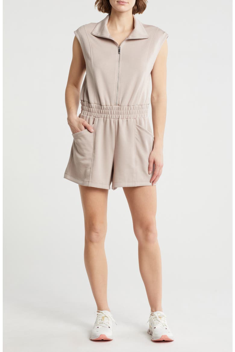 Relaxed Daily Romper, Main, color, GOAT