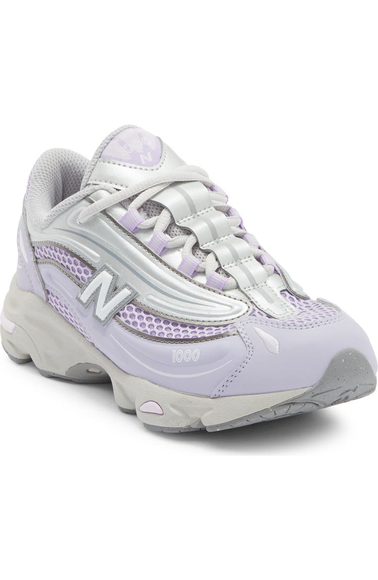 New Balance Kids' 1000 Sneaker, Main, color, Lavender/ Silver Metallic