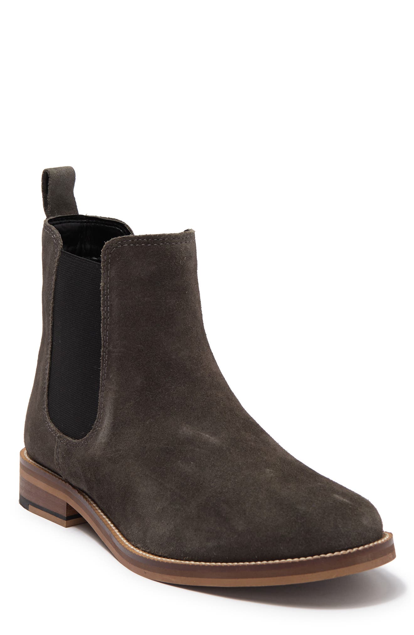 Malik Suede Chelsea Boot, Main, color, CHARCOAL