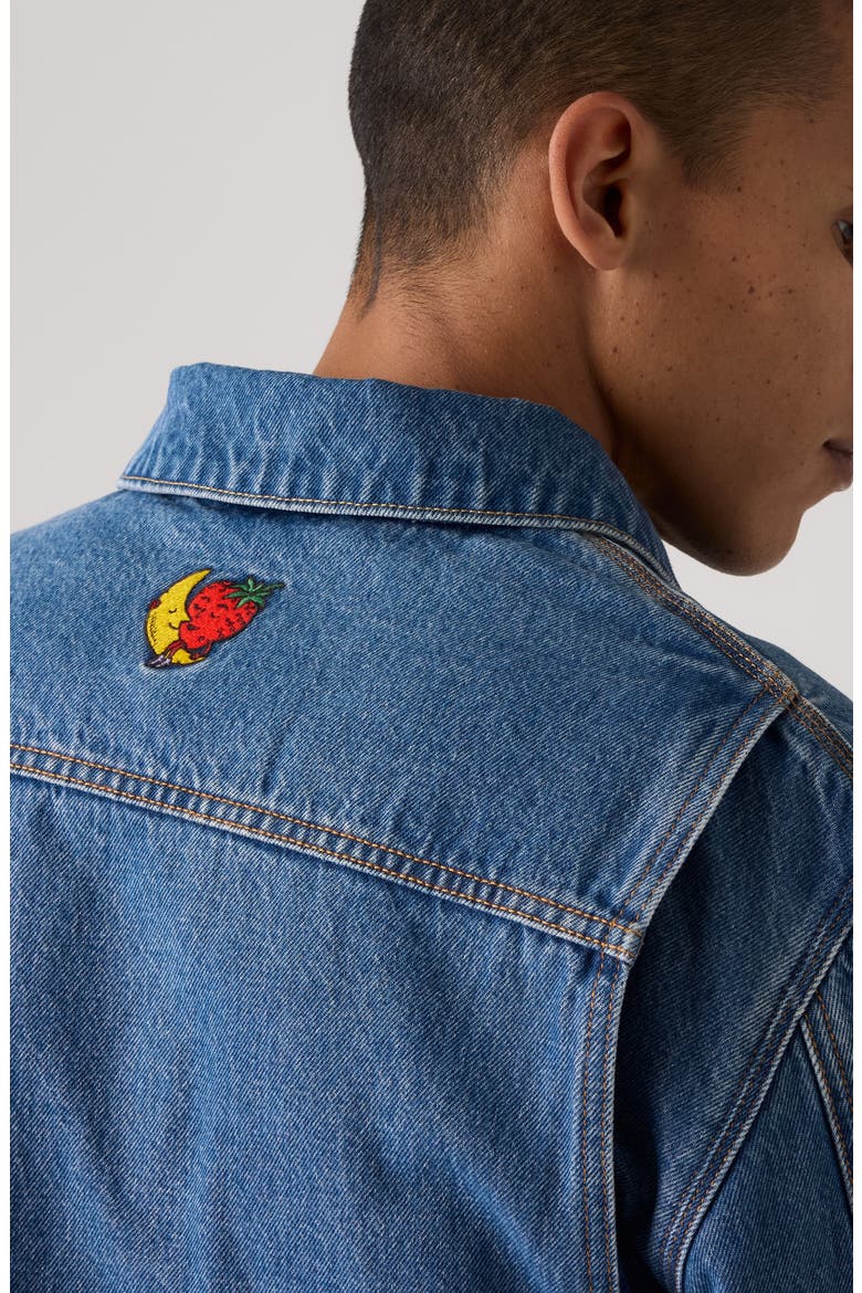 Trucker Zip Jacket, Alternate, color, X SHFU MID STONE