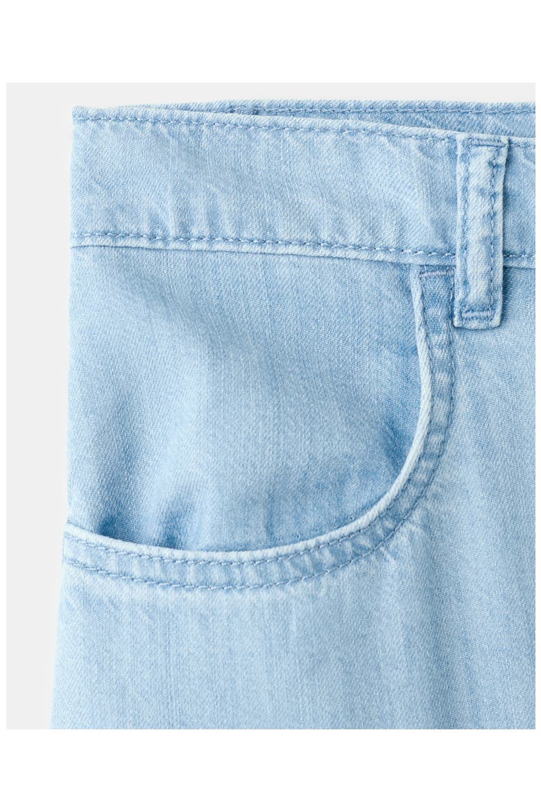 Mid Rise Palazzo Jeans, Alternate, color, LIGHT BLUE