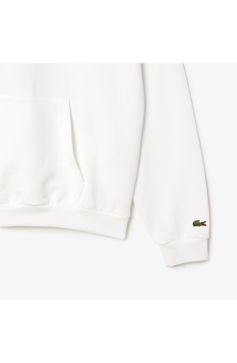 Lacoste Graphic Hoodie Sweatshirt, Alternate, color, White