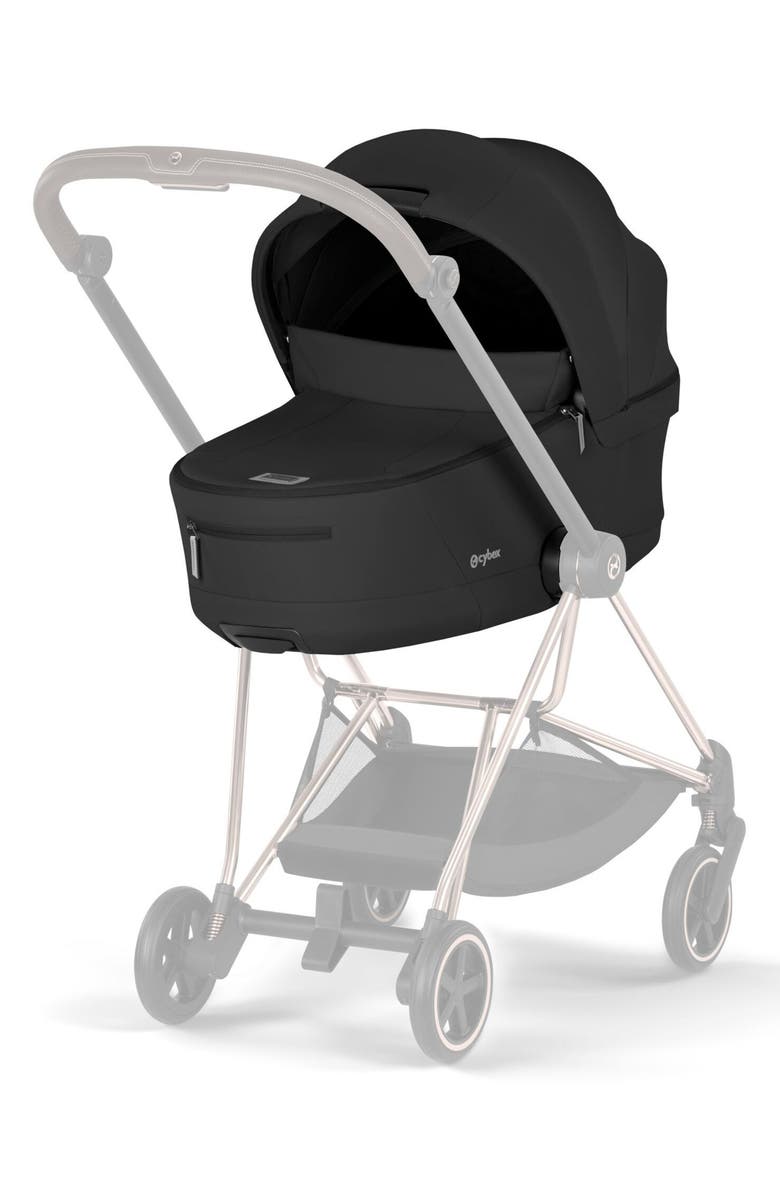 CYBEX Fold Lux Carry Cot for the Mios/Coya Strollers – Style Collection, Alternate, color, Sepia Black