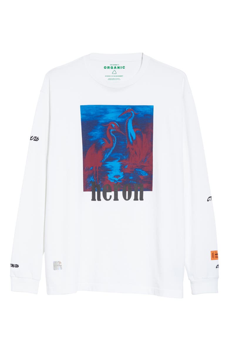 Heron Preston Graphic Long Sleeve T-Shirt, Alternate, color, 