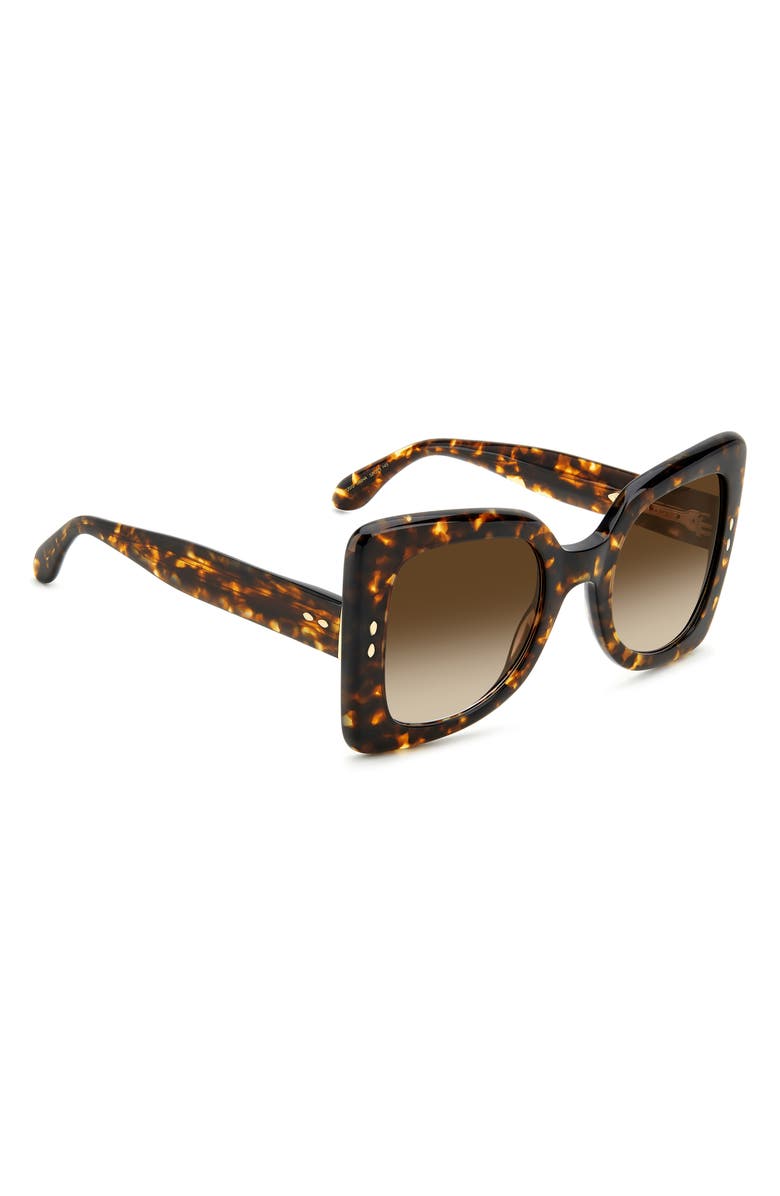 Isabel Marant The New 52mm Gradient Square Sunglasses, Alternate, color, 0086-Ha