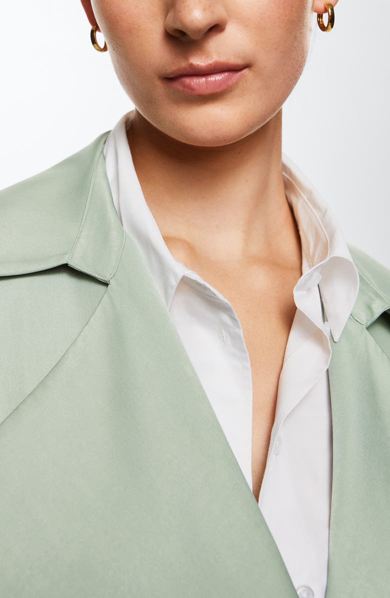 MANGO Belted Fluid Trench Coat, Alternate, color,