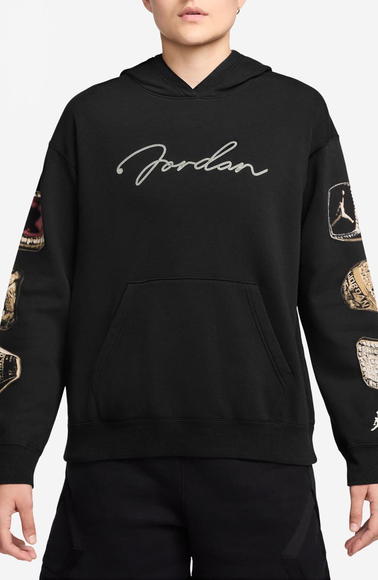 Jordan Brooklyn Fleece Graphic Hoodie, Main, color, 