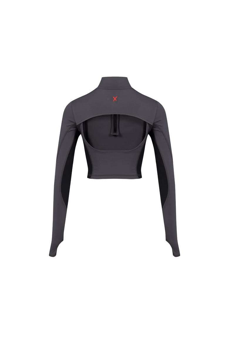 PCFG Your *Itch High Neck Active Top, Alternate, color, Anthracite