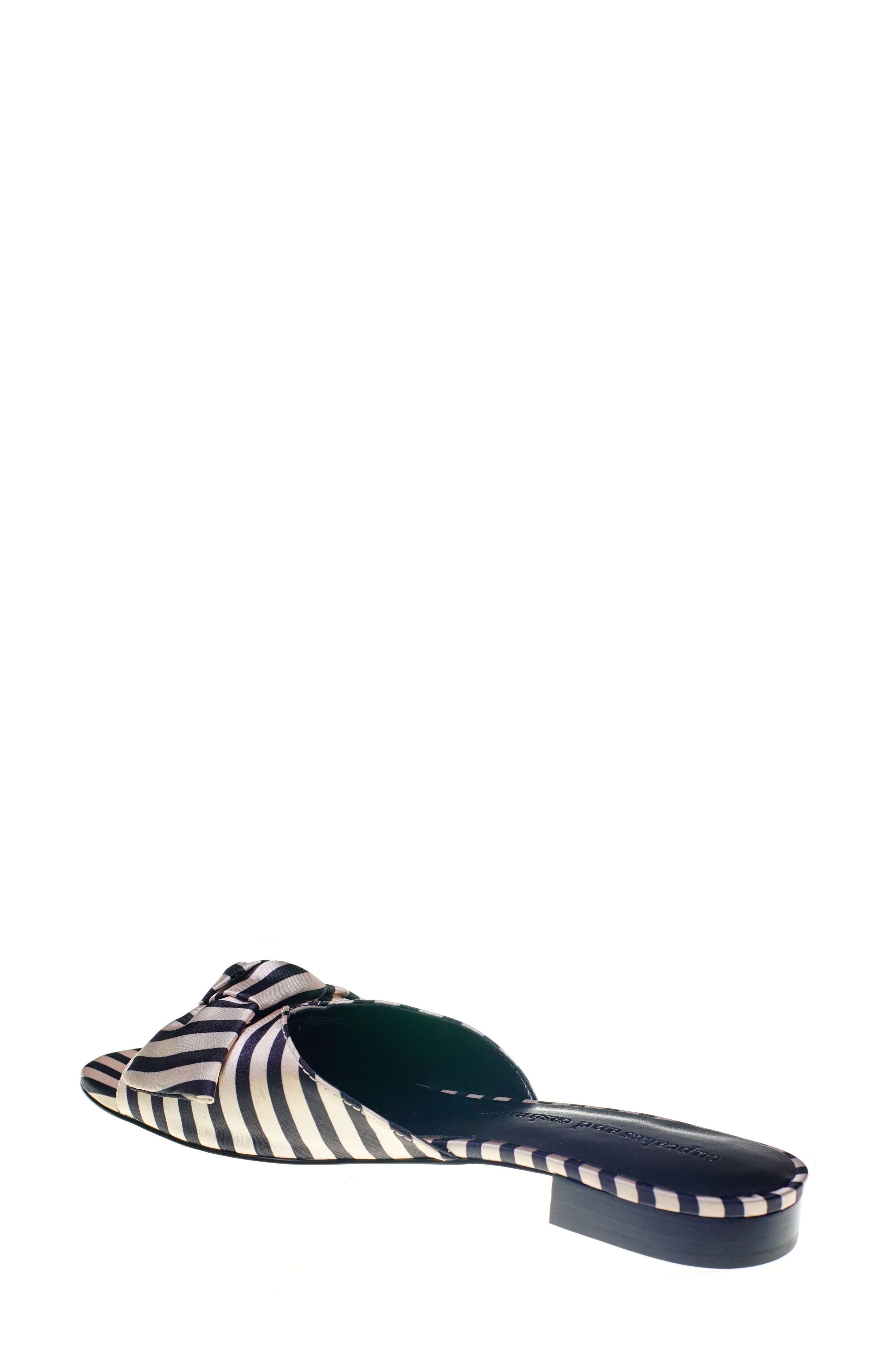 Yazia Sandal, Alternate, color, BLACK-CREAM FABRIC
