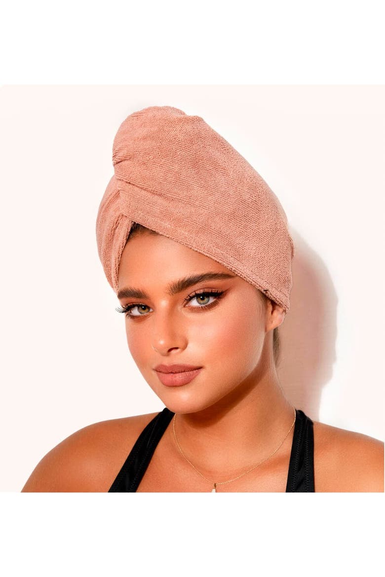 Hair Towel, Main, color, Rose