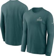 Nike Men's Nike Midnight Green Philadelphia Eagles Sideline Performance Long Sleeve T-Shirt