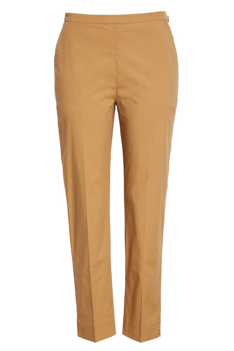 High Waist Tapered Ankle Pants, Alternate, color, CHESTNUT