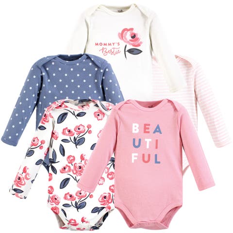 Little Soft Organic Cotton Long-Sleeve One-Piece Essentials