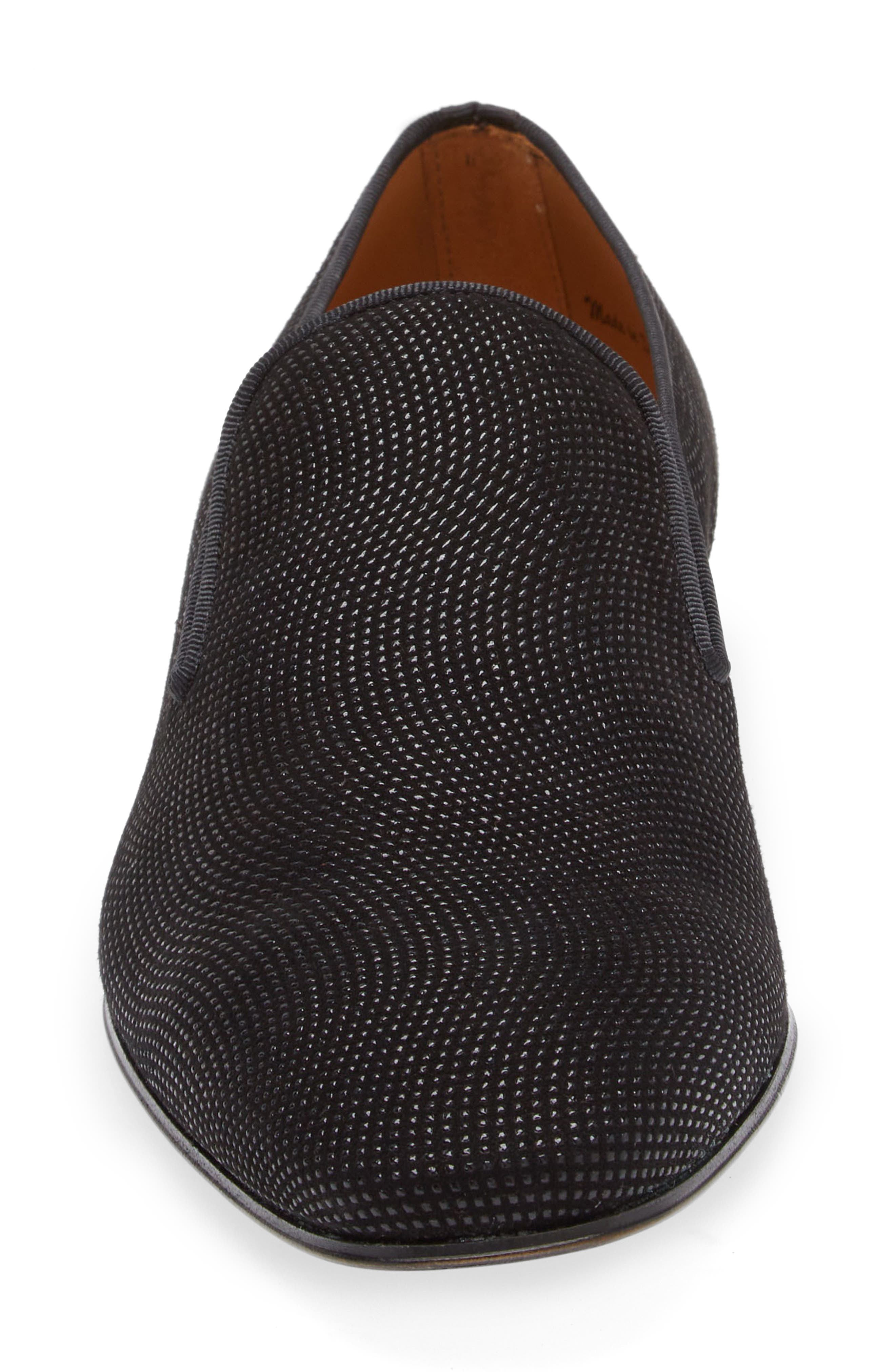 Mezlan Notte Glass Bead Slip-On, Alternate, color, Black