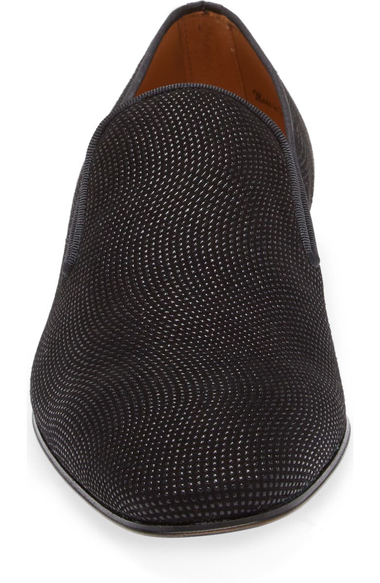 Mezlan Notte Glass Bead Slip-On, Alternate, color, Black