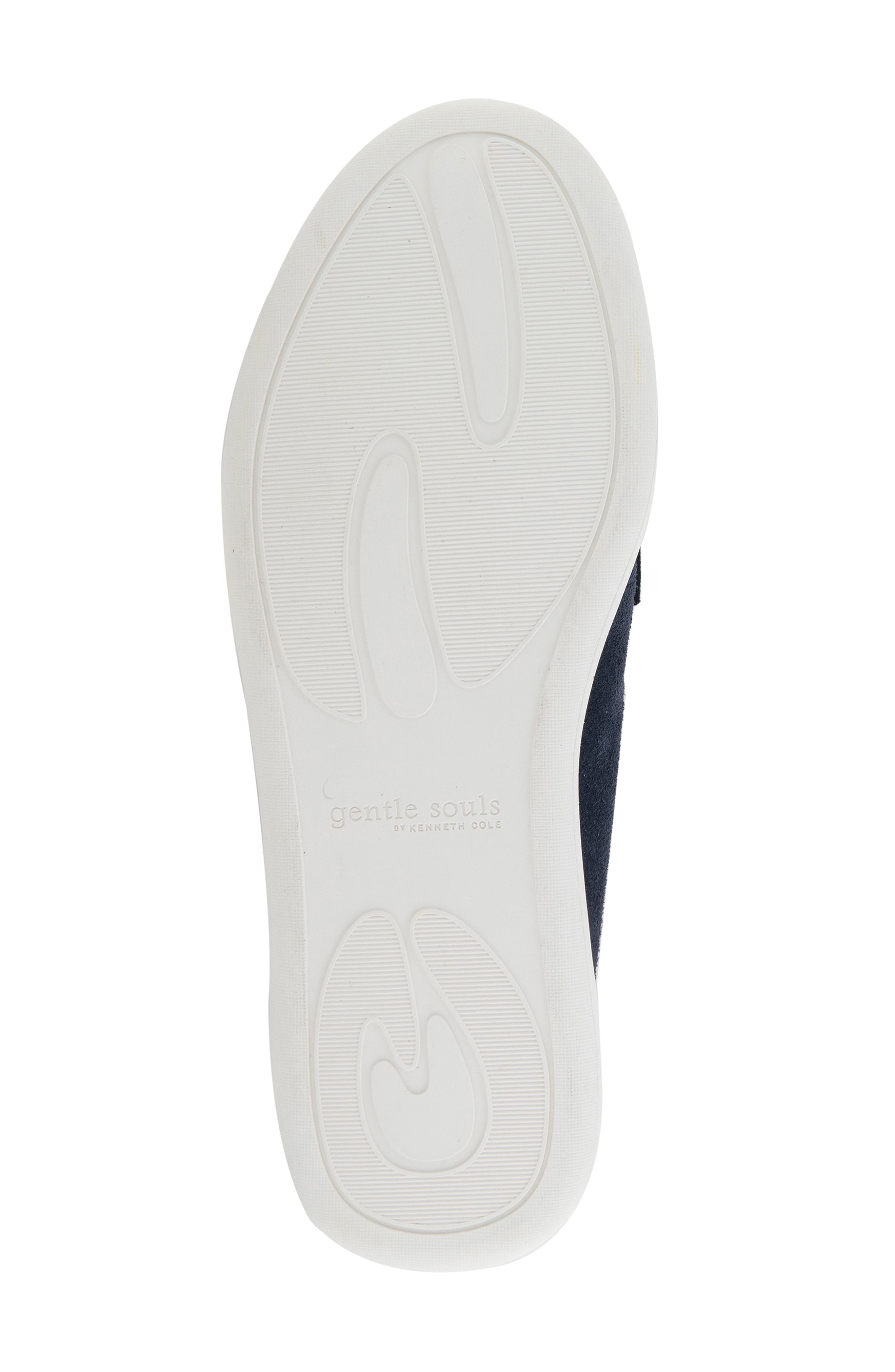 Bailey Metallic Penny Loafer, Alternate, color, NAVY SUEDE