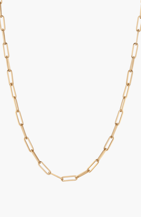Large Paperclip Chain Necklace