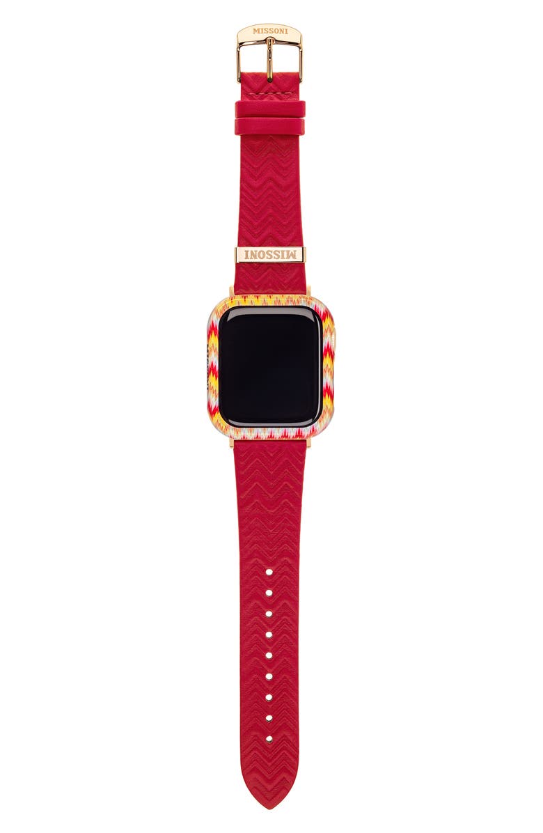Missoni Zigzag 41mm Apple Watch<sup>®</sup> Cover, Alternate, color, Multi Red