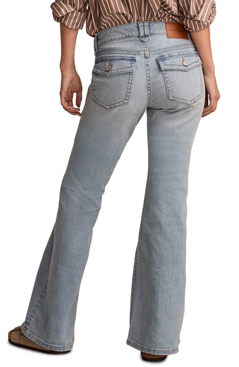 Lucky Brand Low Rise Flare Jeans, Alternate, color,