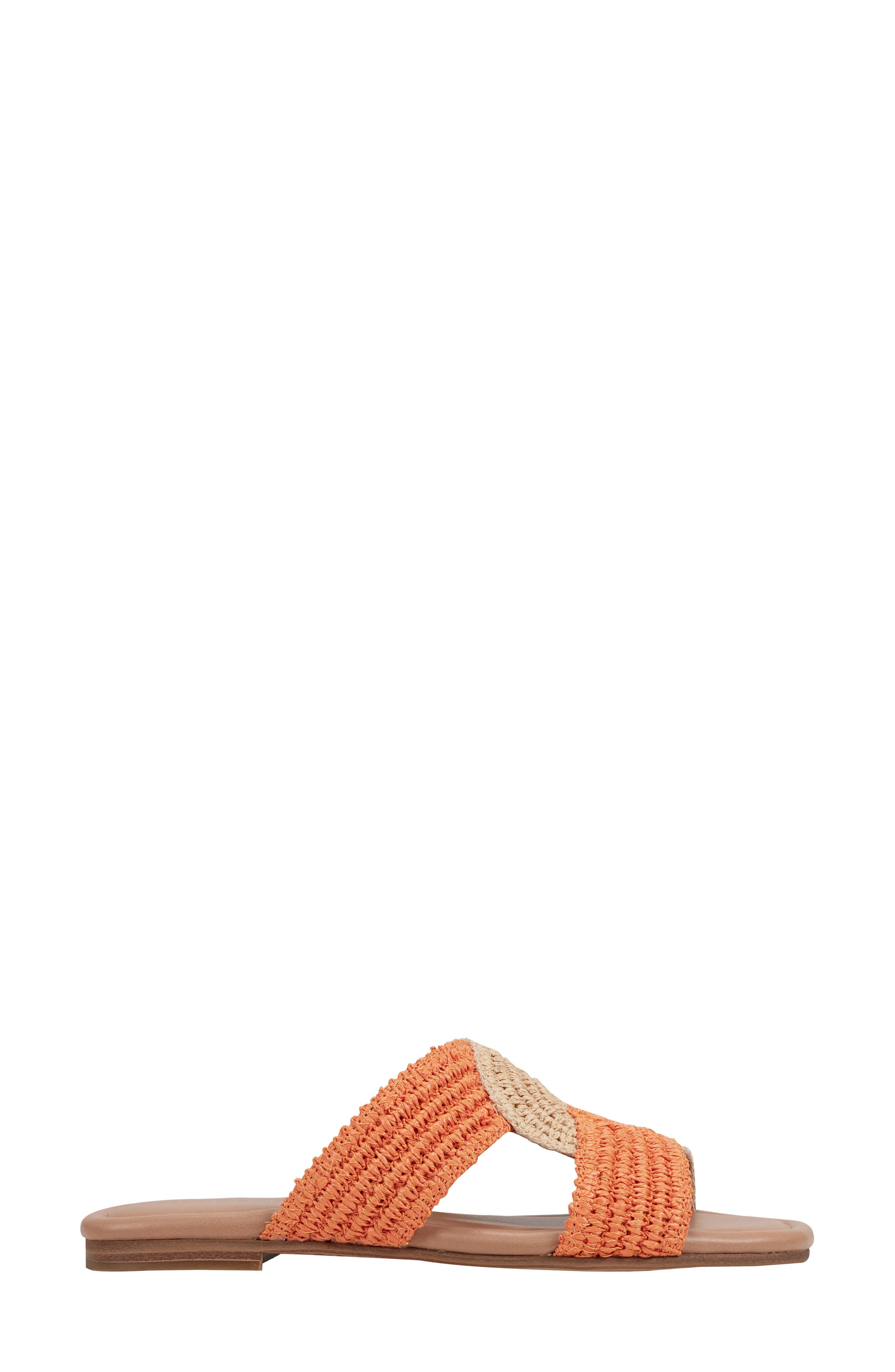 Marc Fisher LTD Navie Slide Sandal, Alternate, color, Orange