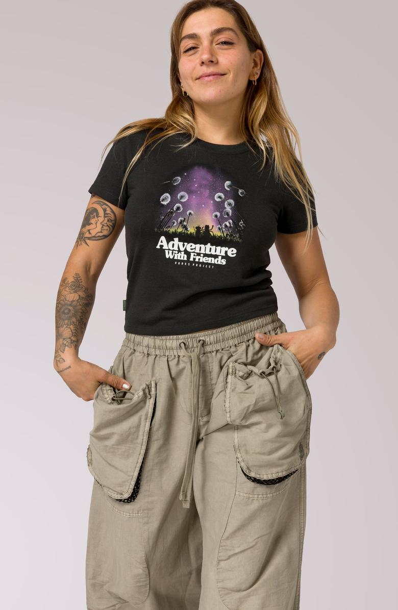 Parks Project Dark Sky Adventure Mini Tee, Main, color, Vintage Black