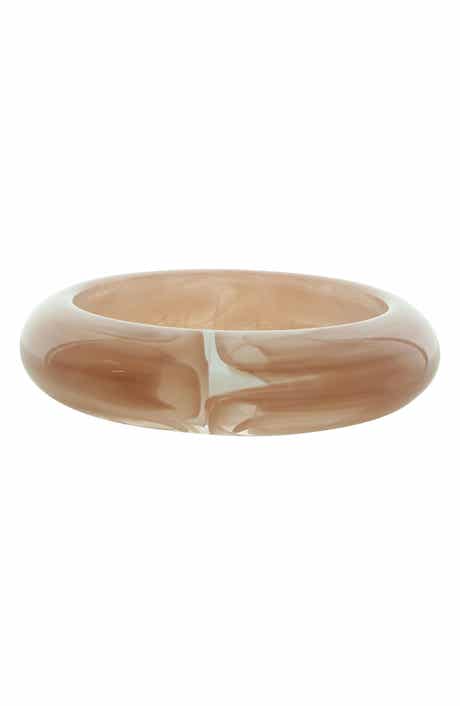 OLIVIA WELLES Rose Resin Bangle Bracelet