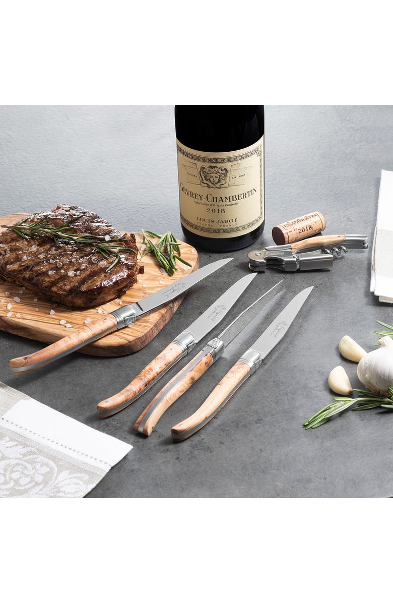 AU NAIN Olive Wood Corkscrew, Alternate, color, Wood