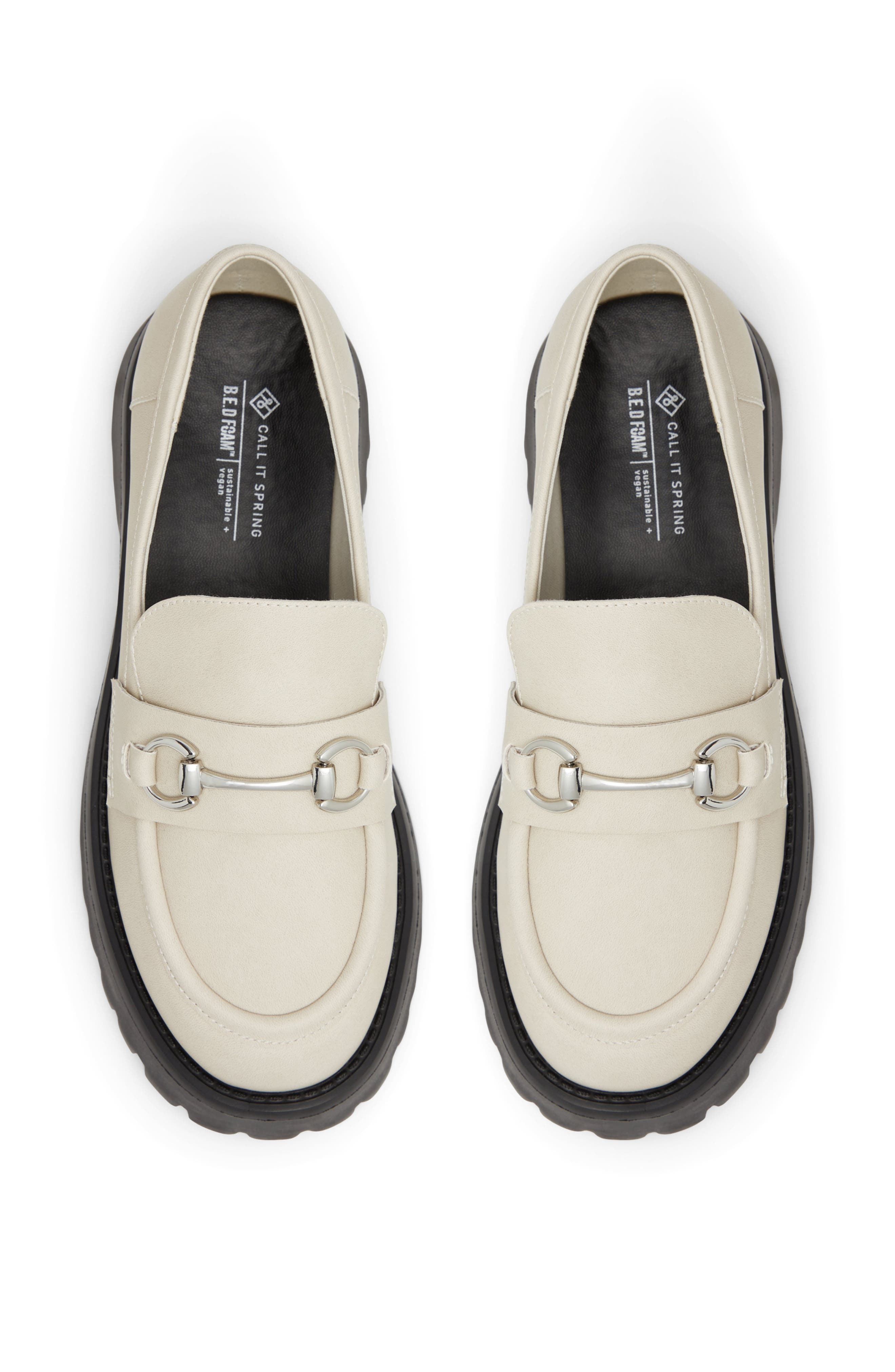 Call It Spring By Aldo Clueless Moc Loafer, Alternate, color, Ice