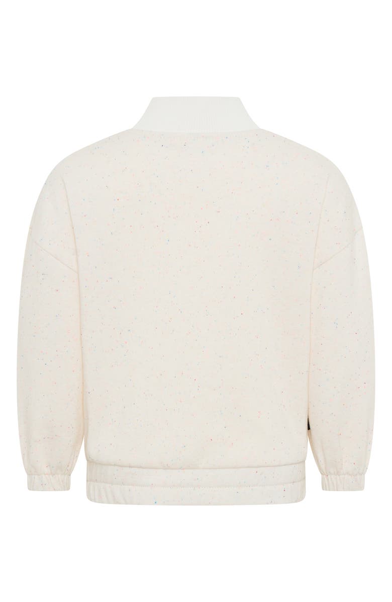 TINY TRIBE Kids' Half Zip Pullover, Alternate, color, Ecru
