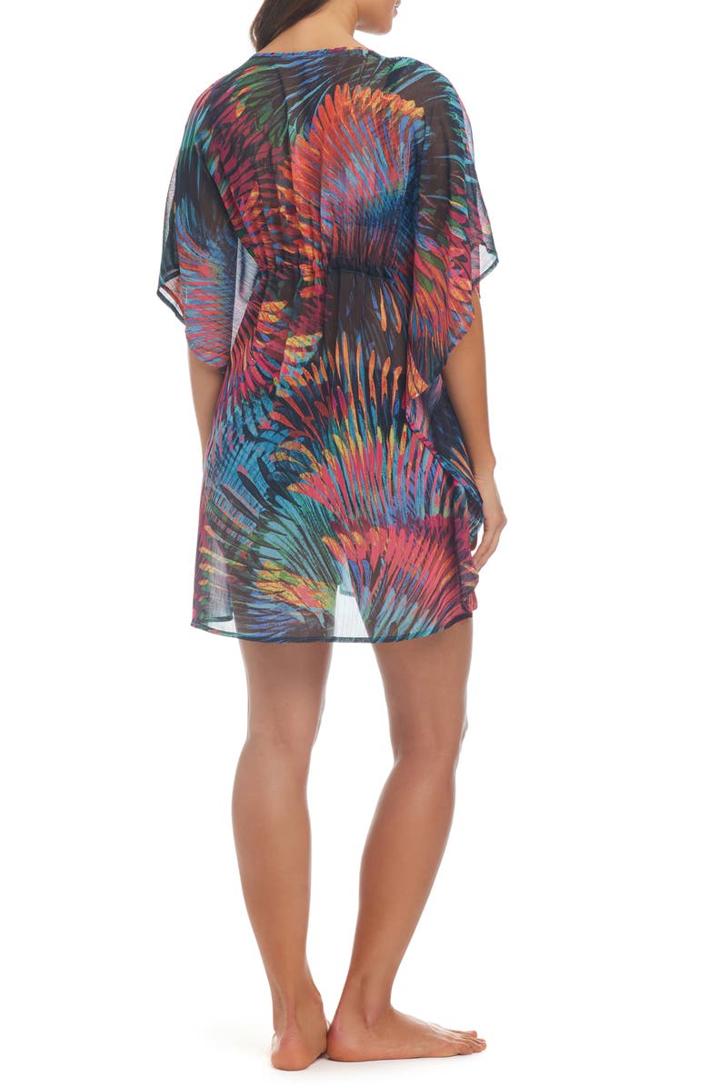 BLEU by Rod Beattie Chiffon Cover-Up Caftan, Alternate, color, 