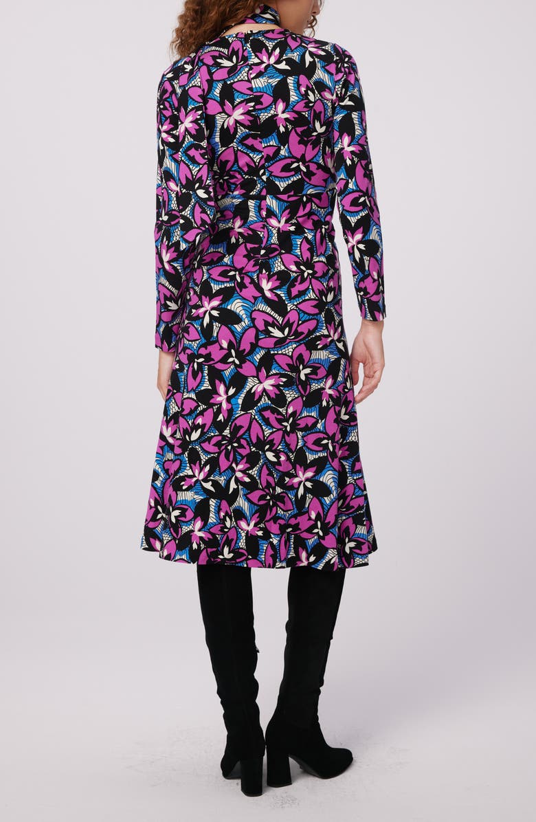 DVF Marsha Floral Long Sleeve Dress, Alternate, color,