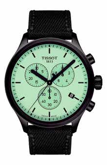 Tissot Chrono XL Collection Chronograph Textile Strap Watch, 45mm