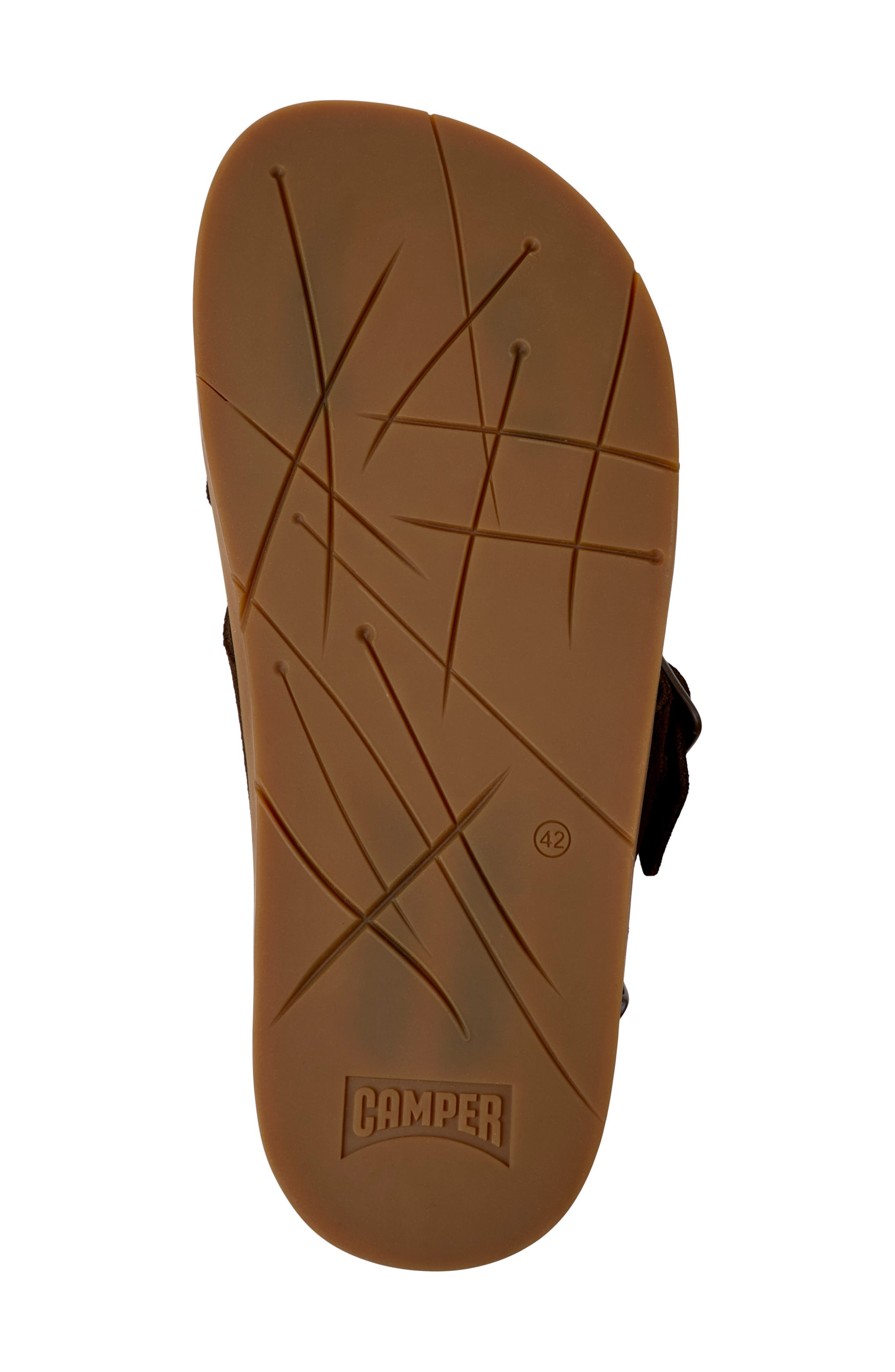 Camper Lluc X-Strap Sandal, Alternate, color, Medium Brown