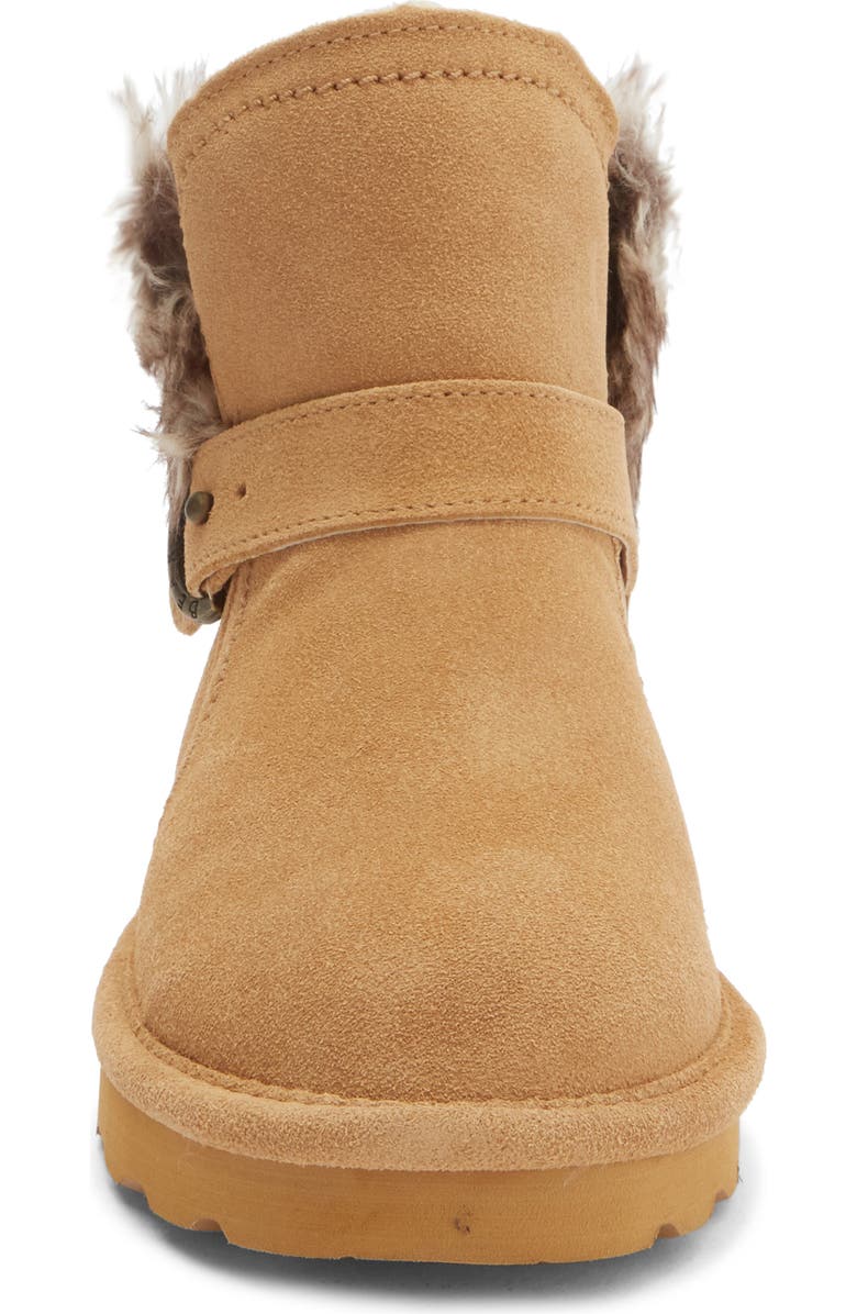 BEARPAW Koko Genuine Shearling Waterproof Boot, Alternate, color, Iced Coffee