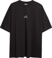 Balenciaga Medium Fit Bodies Logo Graphic T-Shirt